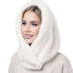 Plush Hat for Women Thickeneded Winter Anti-Freeze Ear Muffs Neck Protectors hat