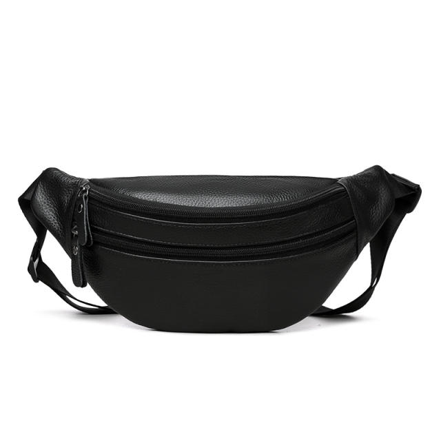 Men's Bags Chest Bags Genuine Leather Men's Waist Bags