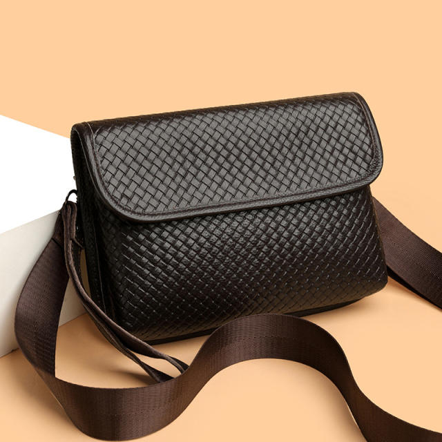 Leather Bag Men's Fashion Shoulder Bag Street Outdoor Messenger Bag