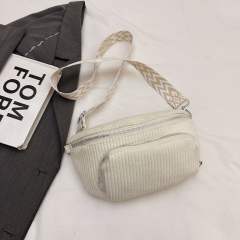 Autumn Winter Corduroy Casual Dumpling Bag Simple Lightweight Crossbody Bag