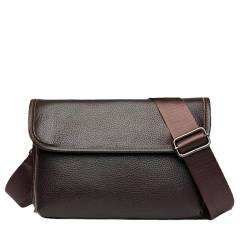 Men's Bag Crossbody Cool Small Bag Men's Shoulder Bag Genuine Leather Stylish Men's Clutch Bag