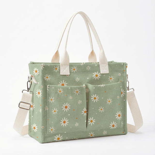 Korean fashion multi color print women handbag crossbody bag