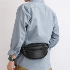 Men's Bags Chest Bags Genuine Leather Men's Waist Bags
