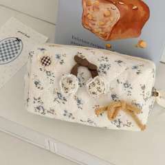 Forest style floral [blue] [octagonal bag]