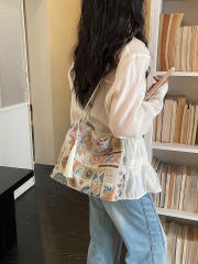 New Chinese-Style Embroidered Shoulder Bag for Women