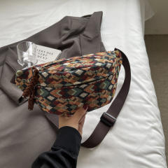 Wide Shoulder Strap Waist Bag Casual Bag