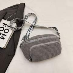 Autumn Winter Corduroy Casual Dumpling Bag Simple Lightweight Crossbody Bag