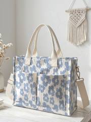 Korean fashion multi color print women handbag crossbody bag