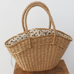 2026 New Fashion Forest-Style Straw Woven Bag Women's Handbag Beach Bag