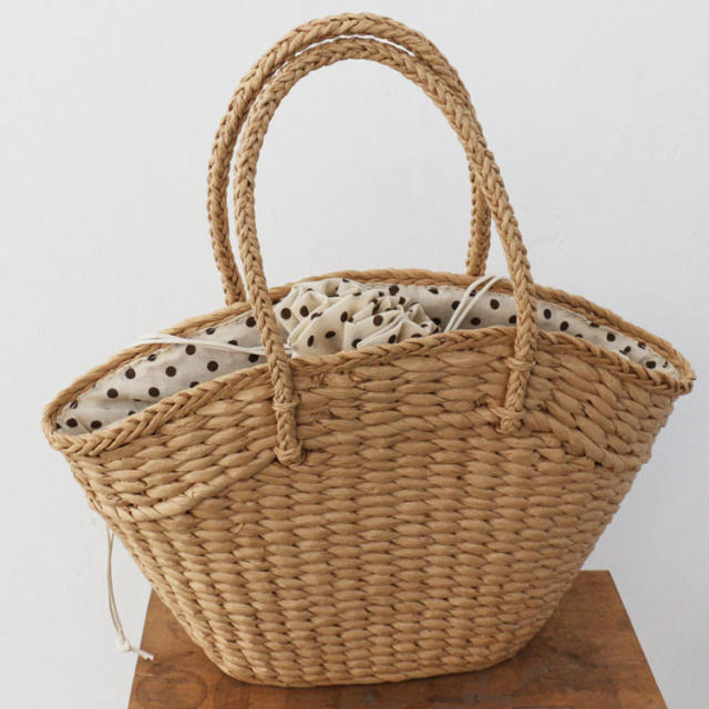 2026 New Fashion Forest-Style Straw Woven Bag Women's Handbag Beach Bag
