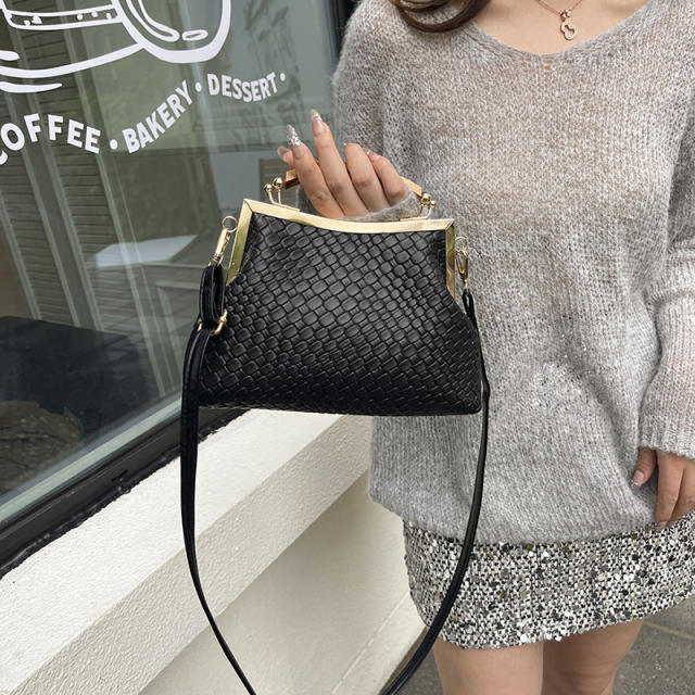 Fashion Woven Bag for Women Ladies' Single Shoulder Crossbody Bag