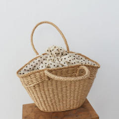 2026 New Fashion Forest-Style Straw Woven Bag Women's Handbag Beach Bag