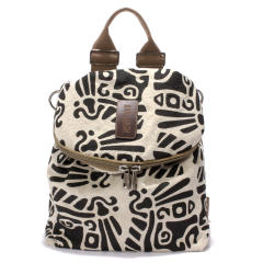 All-match Backpack Pattern Casual Canvas Backpack
