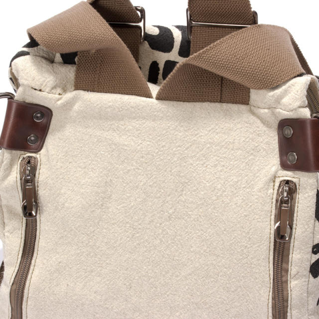 All-match Backpack Pattern Casual Canvas Backpack