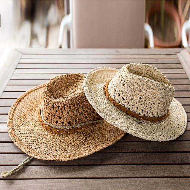 Straw Hat for Men Sun Protection Spring Summer Travel Sun Hat