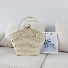 2026 New Fashion Forest-Style Straw Woven Bag Women's Handbag Beach Bag