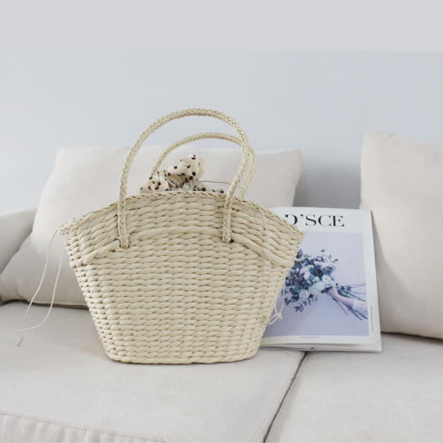 2026 New Fashion Forest-Style Straw Woven Bag Women's Handbag Beach Bag