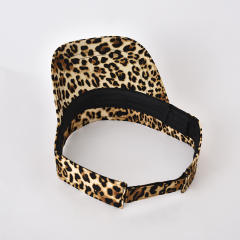 New Leopard Print Hat Fashion Women's Visor Hat