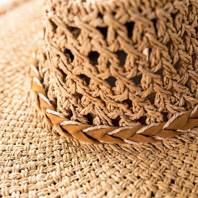 Straw Hat for Men Sun Protection Spring Summer Travel Sun Hat