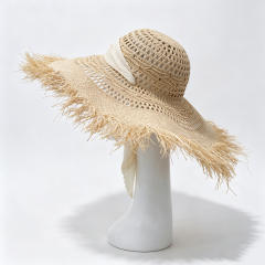 New Spring/Summer Raffia Wide-brimmed Hat