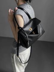 Large Capacity Bag Women's Early Autumn Black Crossbody Bag Shoulder Bag Tote Bag