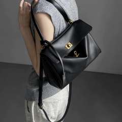 Large Capacity Bag Women's Early Autumn Black Crossbody Bag Shoulder Bag Tote Bag