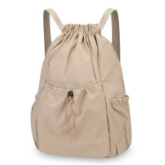 New Versatile Solid Color Backpack for Couples