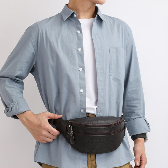 Men's Chest Bag New Large-Capacity Waist Bag