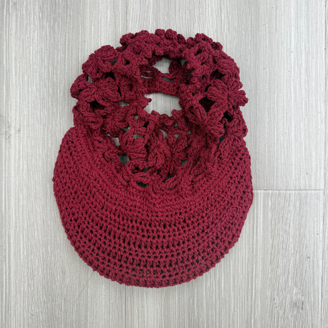 Handmade Crochet Hollow UV Protection Visor Hat for Women