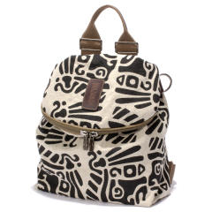 All-match Backpack Pattern Casual Canvas Backpack