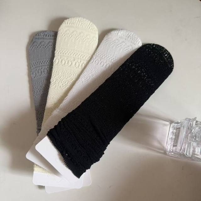 Spring and Summer Lace Hollow-Out Calf Socks