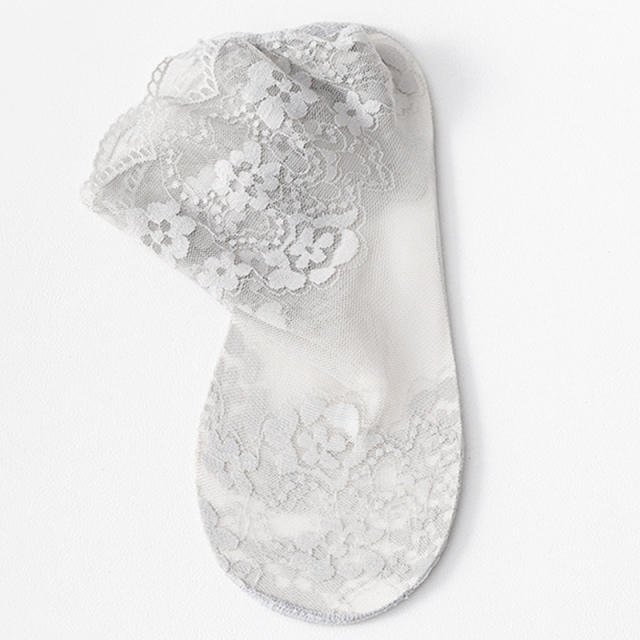 Lace Socks Women's Socks Summer Thin Short Spring Fall Cotton Bottom Sweat Socks