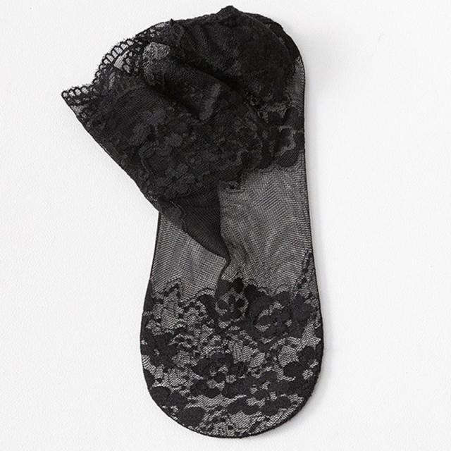 Lace Socks Women's Socks Summer Thin Short Spring Fall Cotton Bottom Sweat Socks