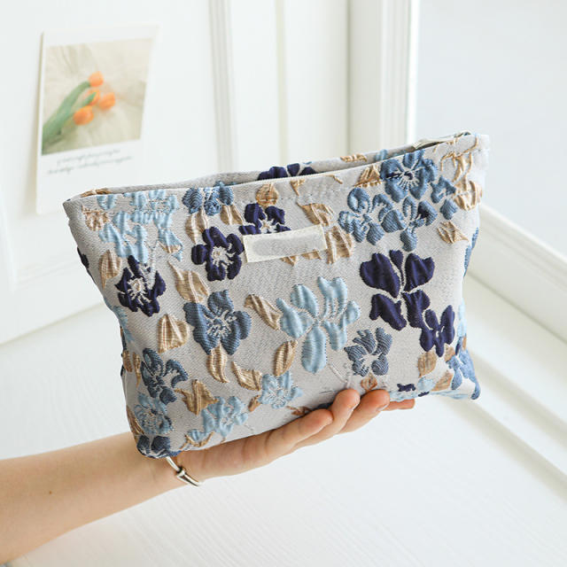 New Style floral pattern Makeup Bag Large Capacity Portable Inner Bag