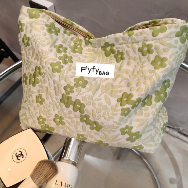 New Style floral pattern Makeup Bag Large Capacity Portable Inner Bag