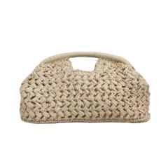 Hand-Woven Handbag for Women Summer New Style High-Quality Stylish Beach Vacation Handbag
