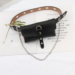 New Full-Hole Punk Style Belt Mobile Phone Bag Chain Belt