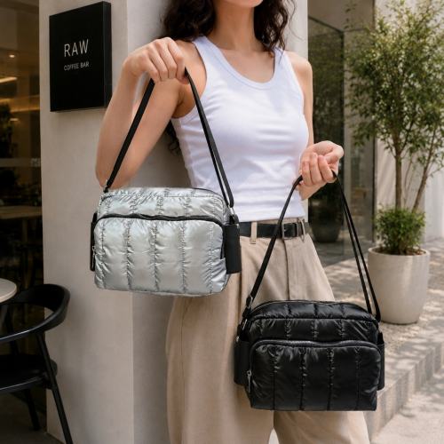 Winter autumn new design Down cotton single shoulder small bag crossbody bag
