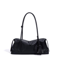 Genuine Leather Handbag Shoulder Underarm Pillow Bag