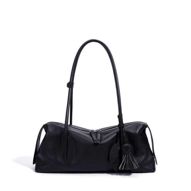 Genuine Leather Handbag Shoulder Underarm Pillow Bag