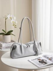 Genuine Leather Handbag Shoulder Underarm Pillow Bag