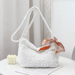 Hollow-Out Holiday-Style crossbody bag Handmade Crochet Crossbody Bag