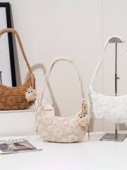 New design corchet flower sweet shoulder bag for women