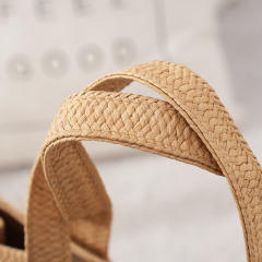 New Tassel Paper Woven Bag for Women Large Capacity Hand-Woven Handbag