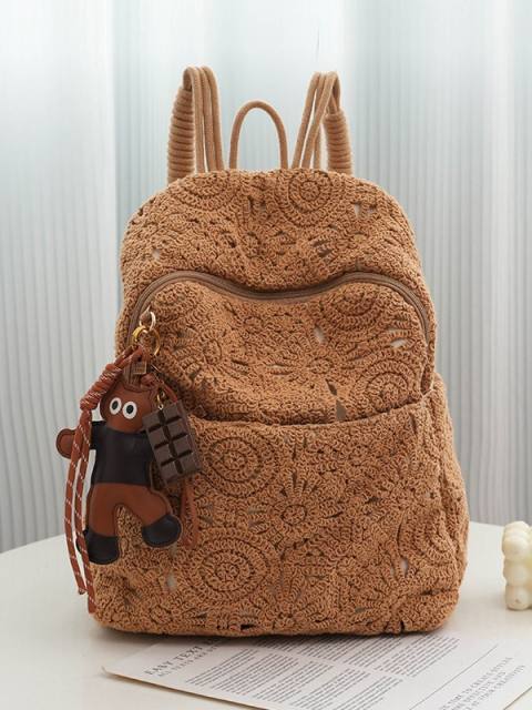 2026 Summer Forest-Style Fashion Crochet Women's Backpack