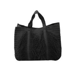 New Tassel Paper Woven Bag for Women Large Capacity Hand-Woven Handbag
