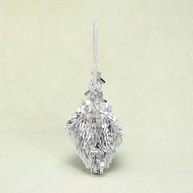 Glittering Sequins Rhinestones Knotted Hand-Held shoulder bag evening bag