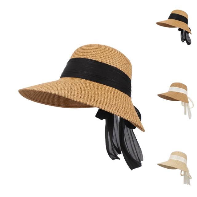New Summer Beach Vacation Sun Protection Straw Hat