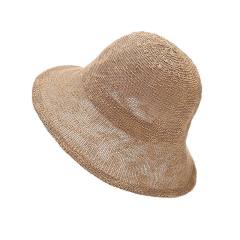 Spring Summer Mixed Thread Basin Hat Outdoor Sun Hat for Women