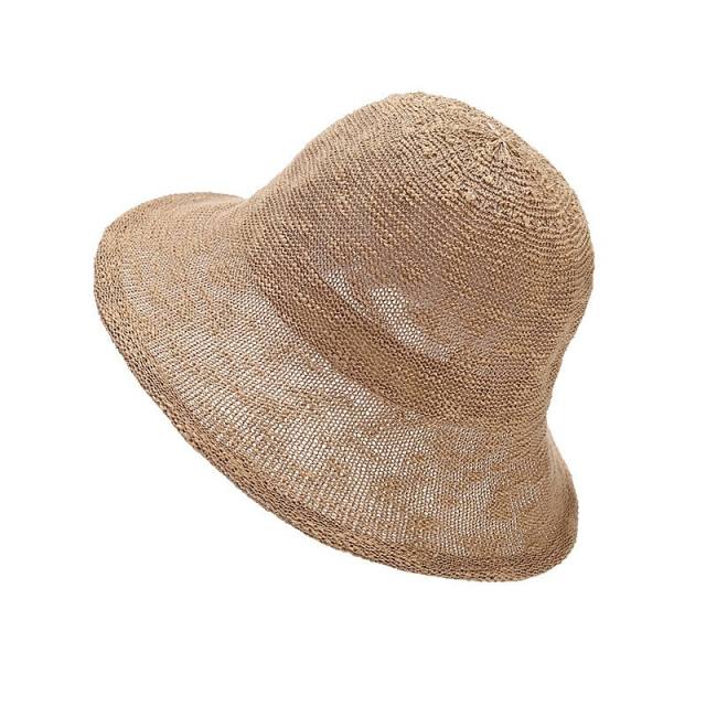 Spring Summer Mixed Thread Basin Hat Outdoor Sun Hat for Women